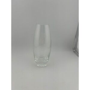 Etched‎ Floral Glass Vase Bud Vase Elegant Flower Design Decor
